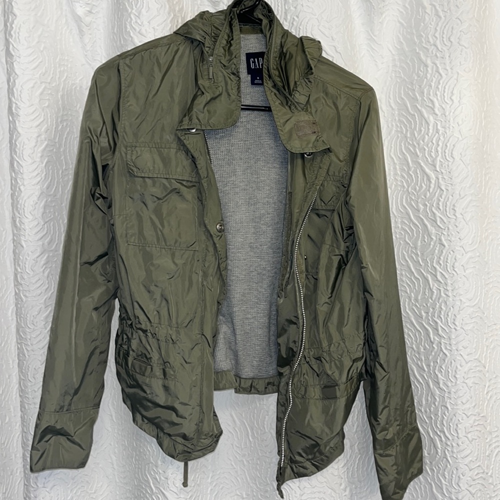 Olive Green Windbreaker